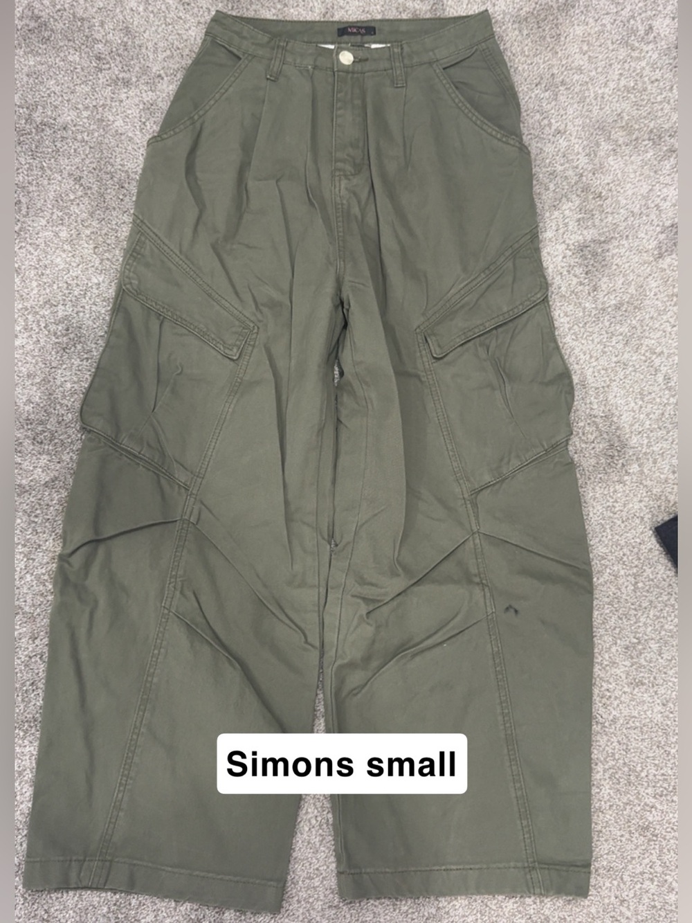Simons Olive Green Men's Cargo Pants